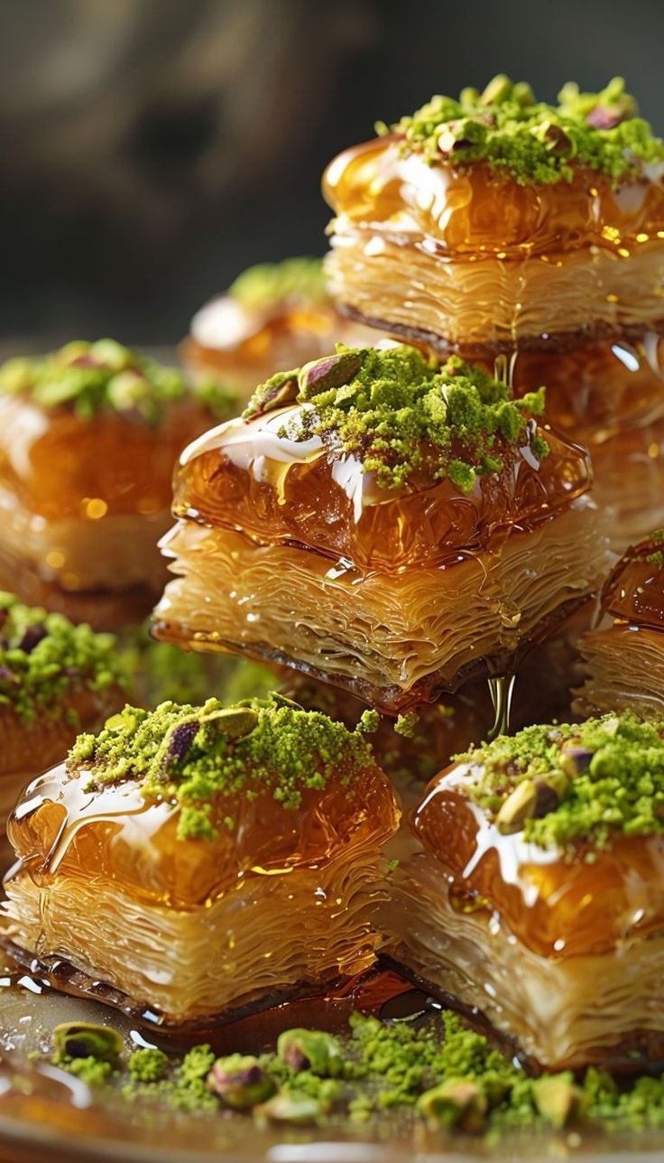 Pistachio baklava